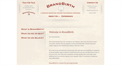 Desktop Screenshot of brand-birth.com