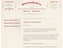 Tablet Screenshot of brand-birth.com